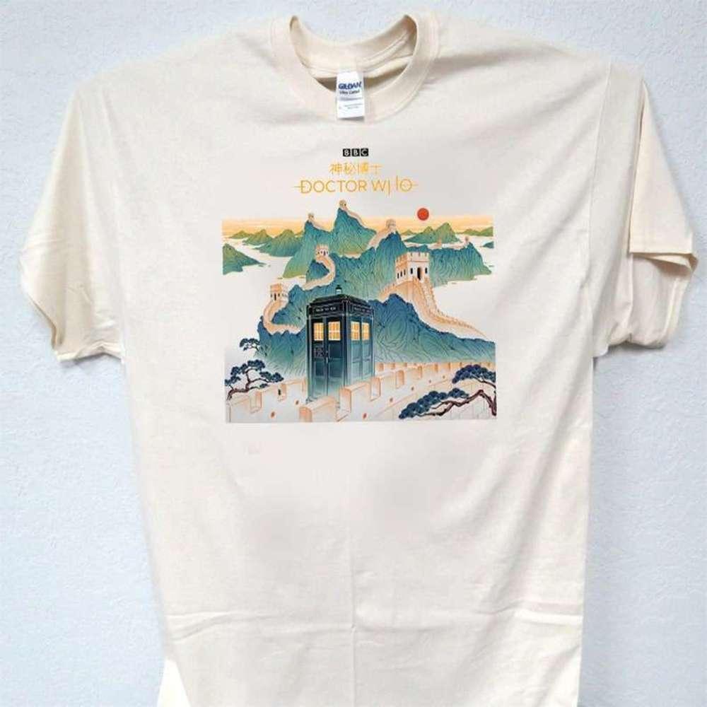 Doctor Who T-Shirt Bbc Inspired Great Wall Of China Graphic Fan Tee